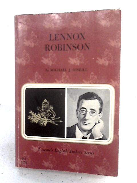 Lennox Robinson By Michael O'Neill
