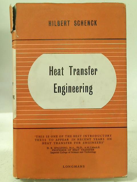 Heat Transfer Engineering By H. Schenck