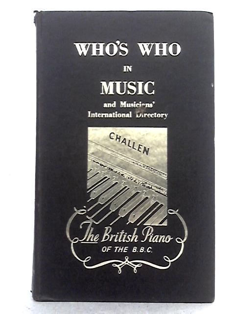 Who's Who in Music By Peter Townend, David Simmons