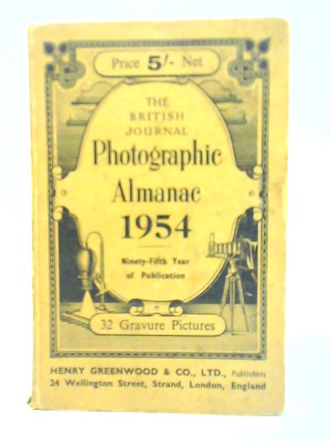 Photographic Almanac 1954 By Arthur J. Dalladay