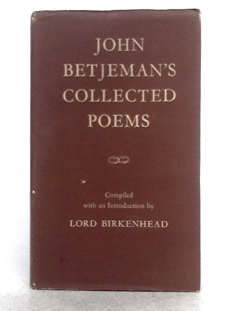 John Betjeman's Collected Poems By John Betjeman