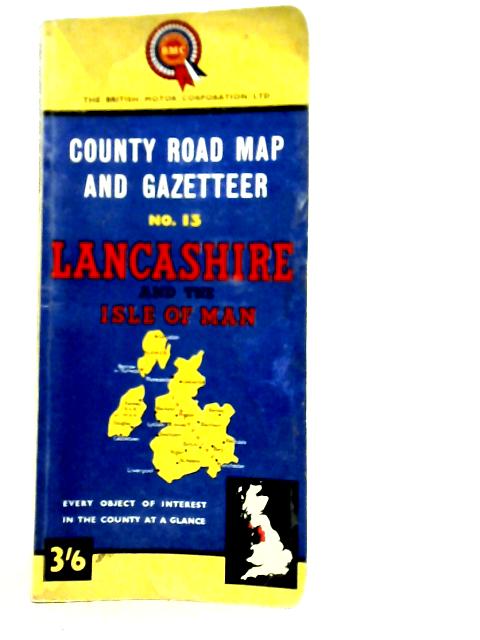 Country Road Map Gazetteer No.13: Lancashire and the Isle of Man By K.G. Cleveley