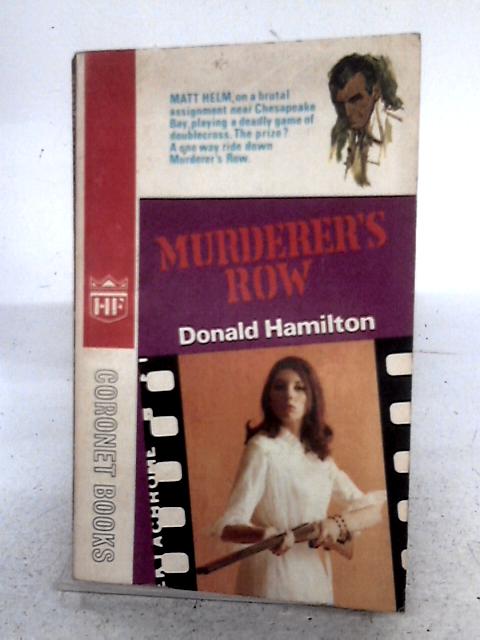 Murderers' Row (Coronet Bks.) By Donald Hamilton