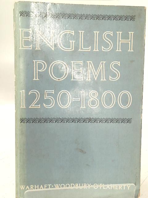 English Poems 1250-1800 von S. Warhaft