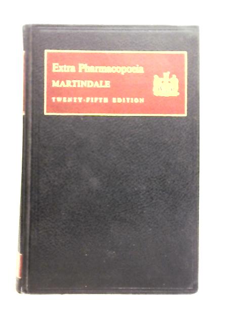 Martindale: The Extra Pharmacopoeia, Incorporating Squire's Companion By R.G.Todd (Edited)