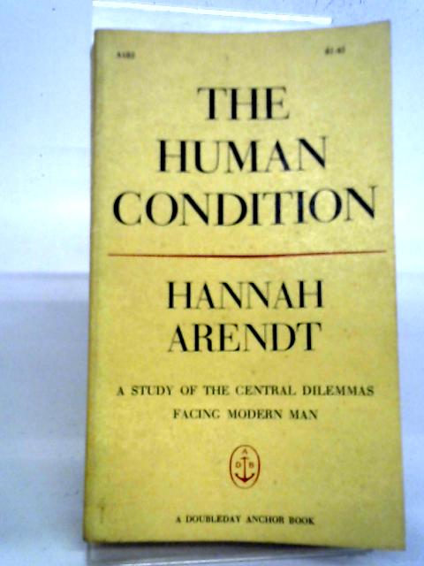 The Human Condition By Hannah Arendt