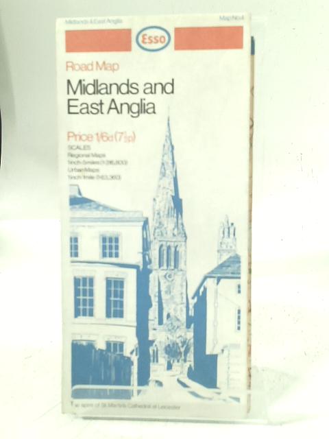 Road Map: Midlands East Anglia: Map No. 4 By Esso