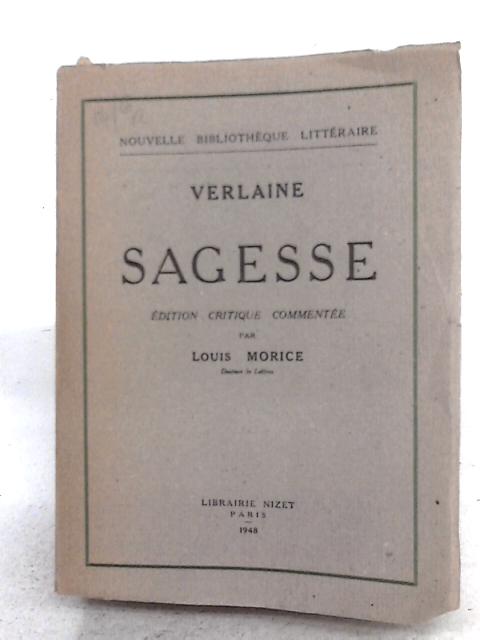 Sagesse By Paul Verlaine