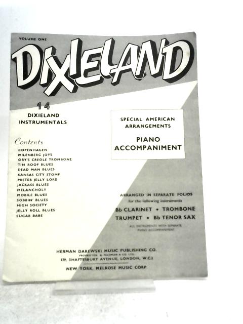 Dixieland - 14 Dixieland Instrumentals for Piano Accompaniment