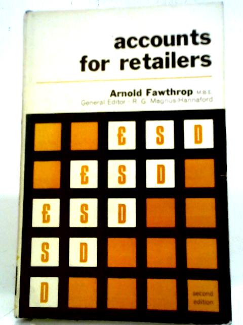 Accounts For Retailers (Distributive Trades Series) By Arnold Fawthrop