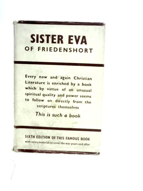 Sister Eva of Friedenshort