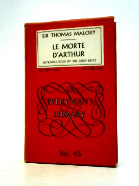 Le Morte Arthur Volume One par Sir Thomas Malory
