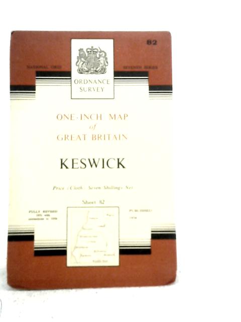 Ordnance Survey One-inch Map of Great Britain: Sheet 82 Keswick