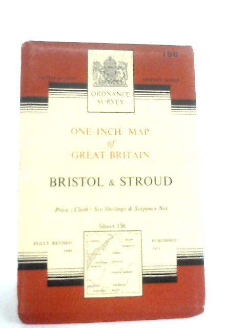 One-Inch Map of Great Britain Sheet 156 Bristol & Stroud par Anon