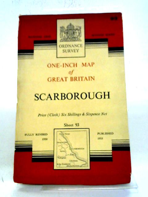 Ordnance Survey One Inch Map of Great Britain Scarborough Sheet 93 By Ordnance Survey