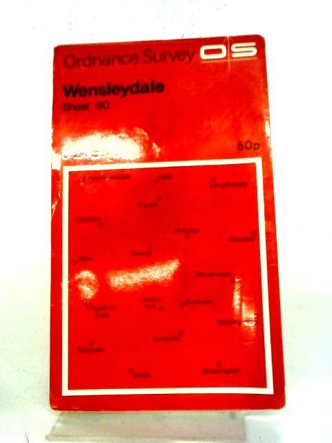 Ordnance Survey Wensleydale Sheet 90 One-Inch Map By Ordnance Survey