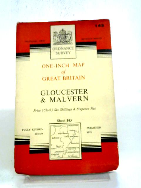 One-Inch Map of Great Britain: Gloucester & Malvern By Ordnance Survey