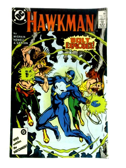 Hawkman #14: bolt explodes! By Mishkin, Howell & Garzon
