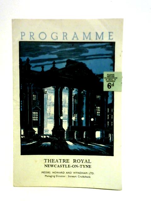'La Boheme' Programme, Theatre Royal Newcastle-on-Tyne By Unstated