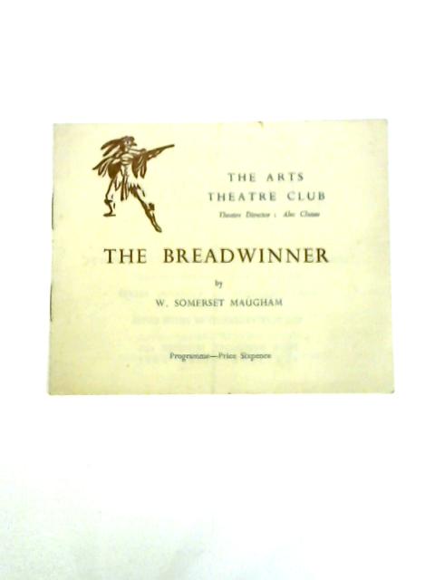 'The Breadwinner' Programme, The Arts Theatre Club By Unstated