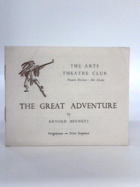 'The Great Adventure' Programme, The Arts Theatre Club By The Arts Theatre Club