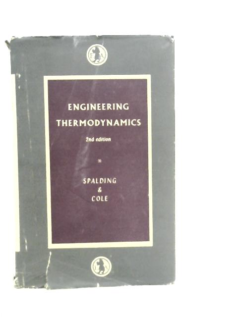 Engineering Thermodynamics By D.B.Spalding