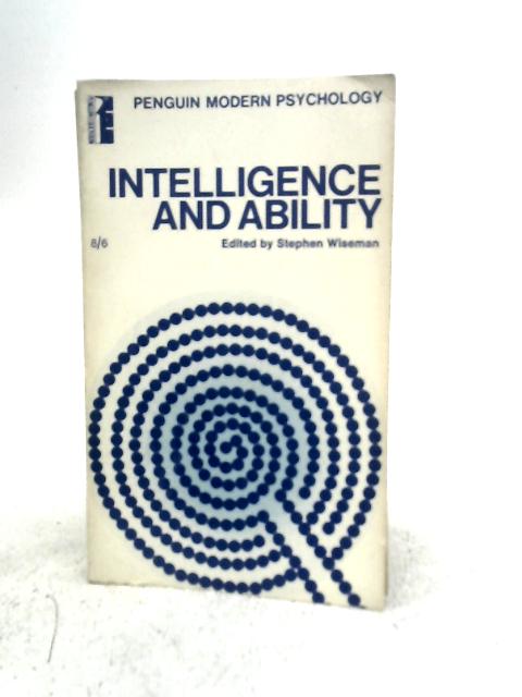 Intelligence and Ability By Stephen Wiseman (Edt.)