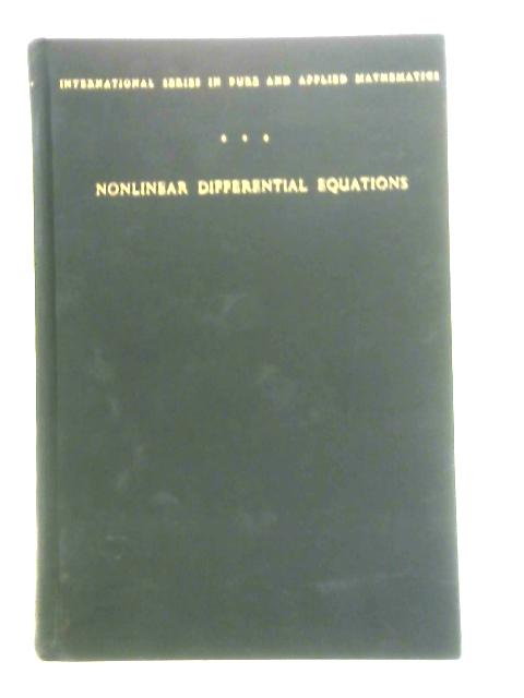 Nonlinear Differential Equations By Raimond A. Struble