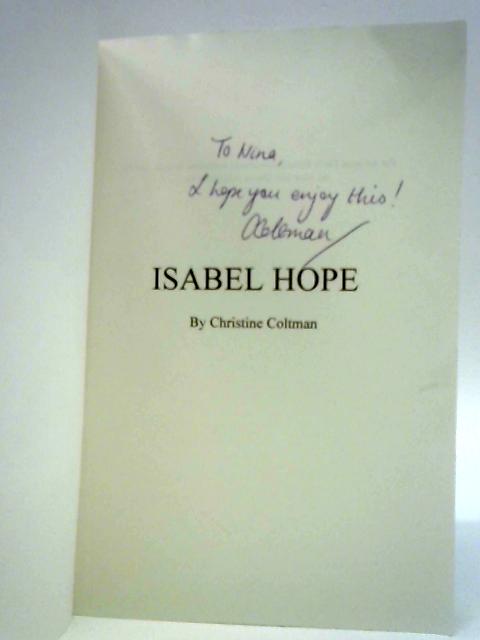 Isabel Hope By Christine Coltman