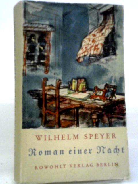 Roman Einer Nacht By Wilhelm Speyer