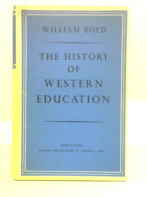 The History of Western Education By William Boyd