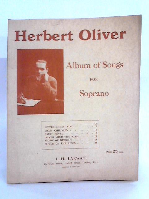 Album of Songs for Soprano von Herbert Oliver