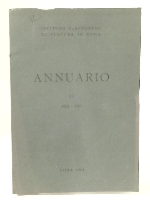 Annuario II 1964 - 1965 By None Stated
