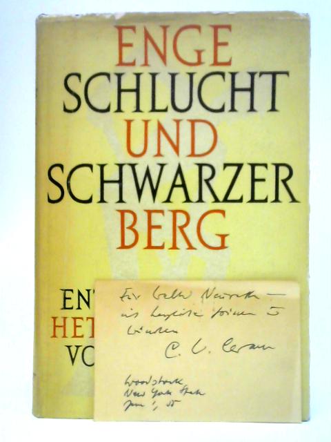 Enge Schlucht und Schwarzer Berg von C W Ceram