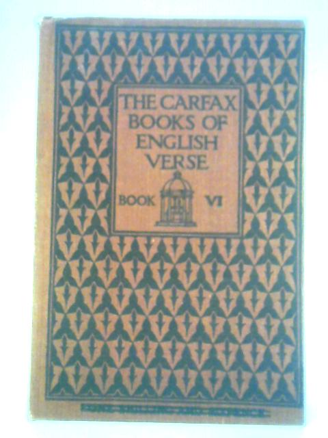 The Carfax Books of English Verse: Book Six By Dr. Roberts Jones (Ed.)