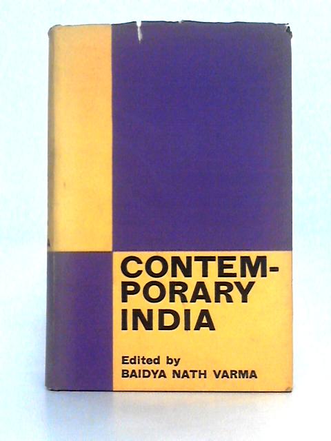 Contemporary India von Baidya Nath Varma (ed.)