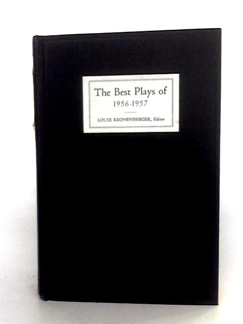 The Best Plays 1956-1957 By Various s