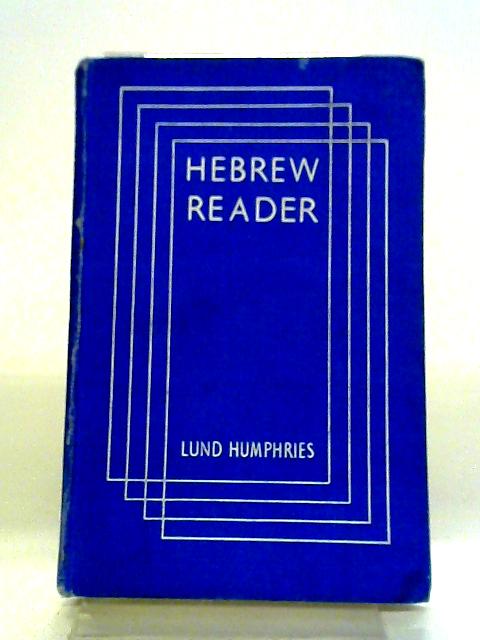 Hebrew (Lund Humphries Modern Language Readers) By Chaim Rabin