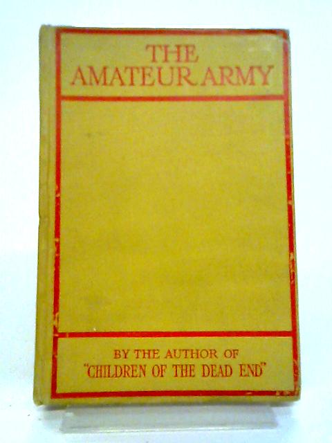 The Amateur Army By Patrick MacGill