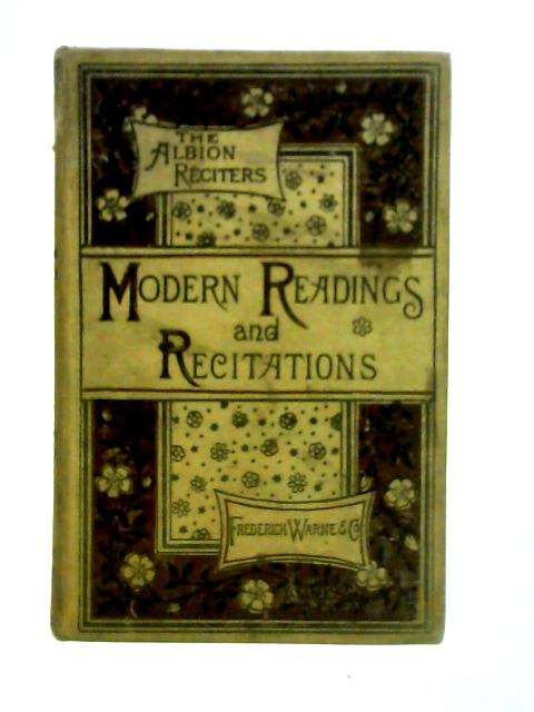 Modern Readings and Recitations von Leopold Wagner (Ed.)