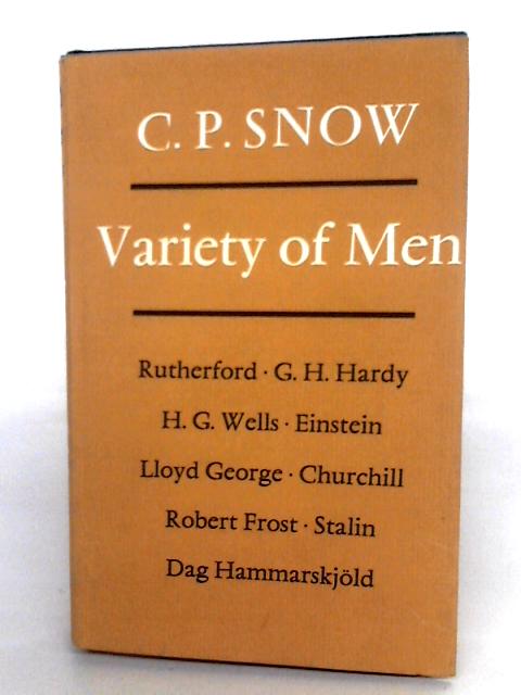 Variety Of Men By C.P. Snow