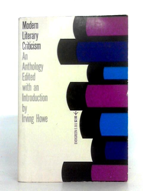 Modern Literary Criticism: An Anthology par Irving Howe