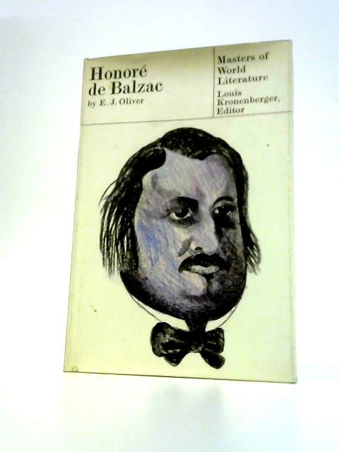 Honore de Balzac By Edward James Oliver