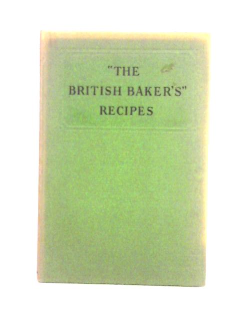 The British Baker Recipes By Unstated