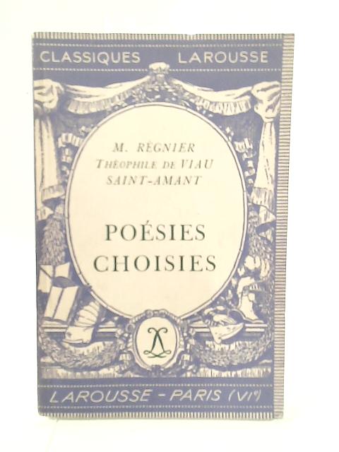 Poesies Choisies By M. Regnier
