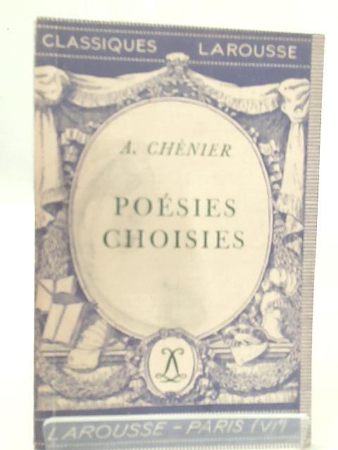 Poesies Choises von A. Chenier