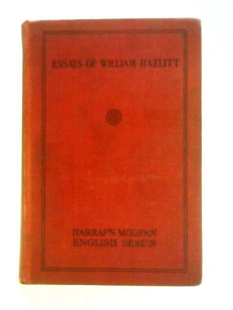 Twenty-Two Essays of Wm. Hazlitt von Arthur Beatty (Selected)