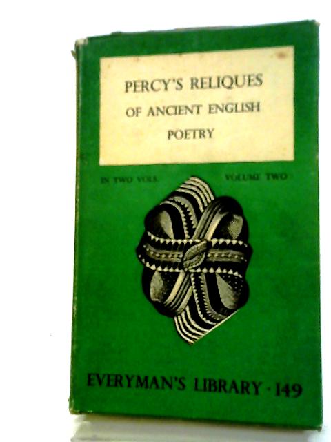 Reliques of Ancient English Poetry Vol. II von Rhys Ernest