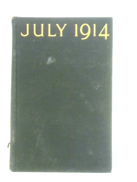 July 1914 By Emil Ludwig