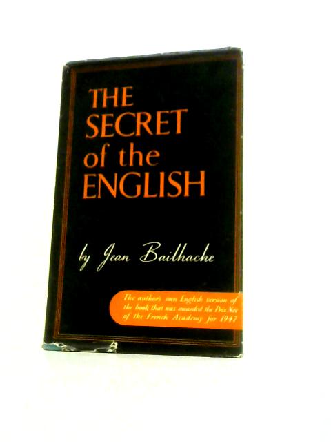 The Secret Of The English By Jean Bailhache